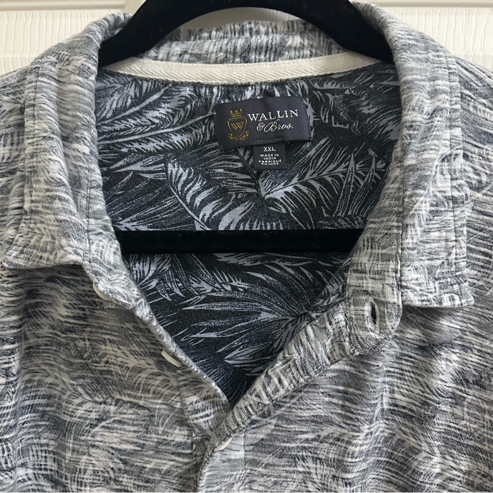 💥Wallin Bros. Gray Polo Golf Shirt Short Sleeve, Mens size XXL 100% Cotton - Picture 2 of 5